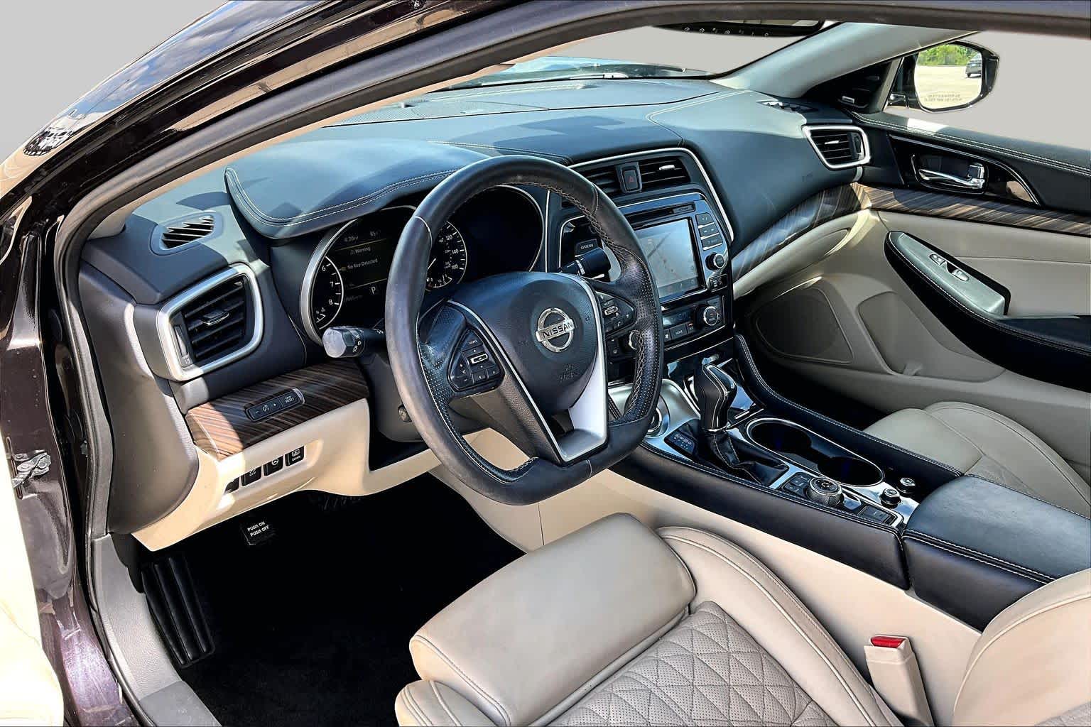 2017 Nissan Maxima Platinum Bordeaux Black at Mac Haik Ford