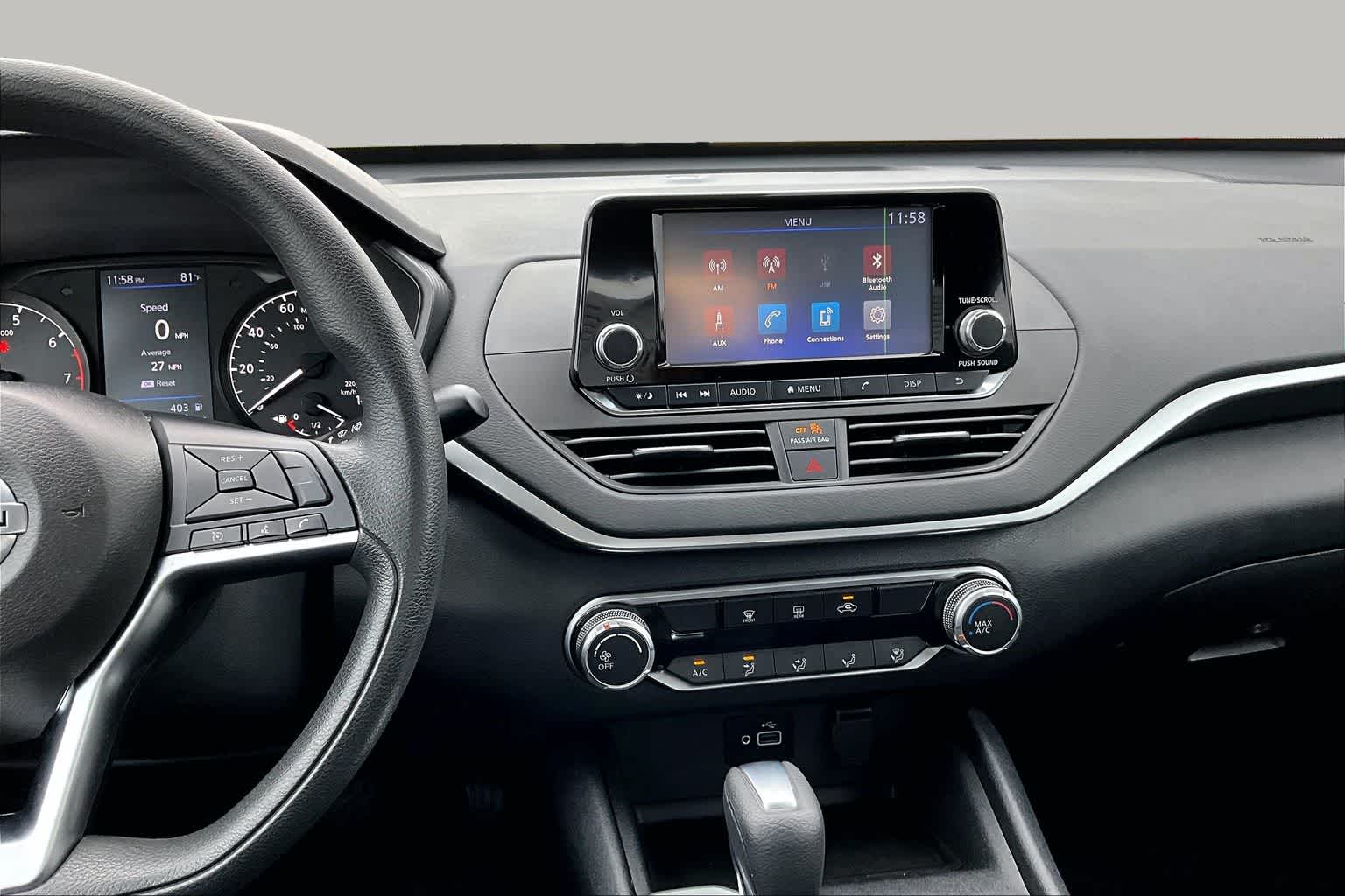 2021 Nissan Altima 2.5 S Glacier White at Sterling McCall Nissan