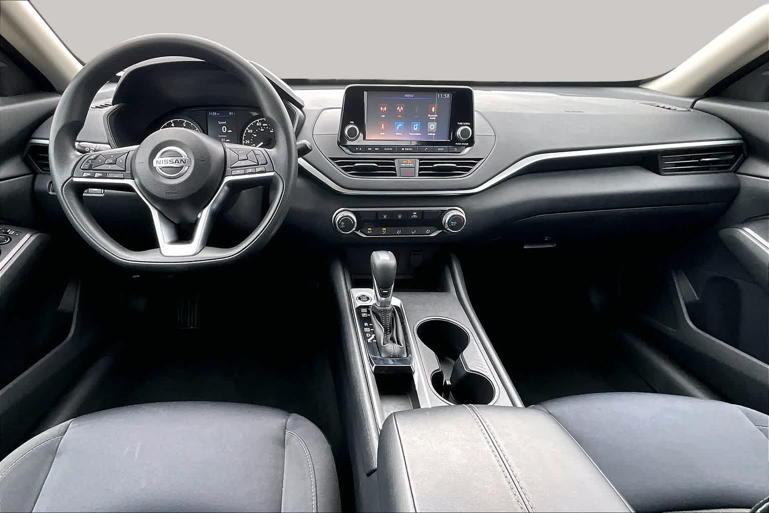 2021 Nissan Altima 2.5 S Glacier White at Sterling McCall Nissan