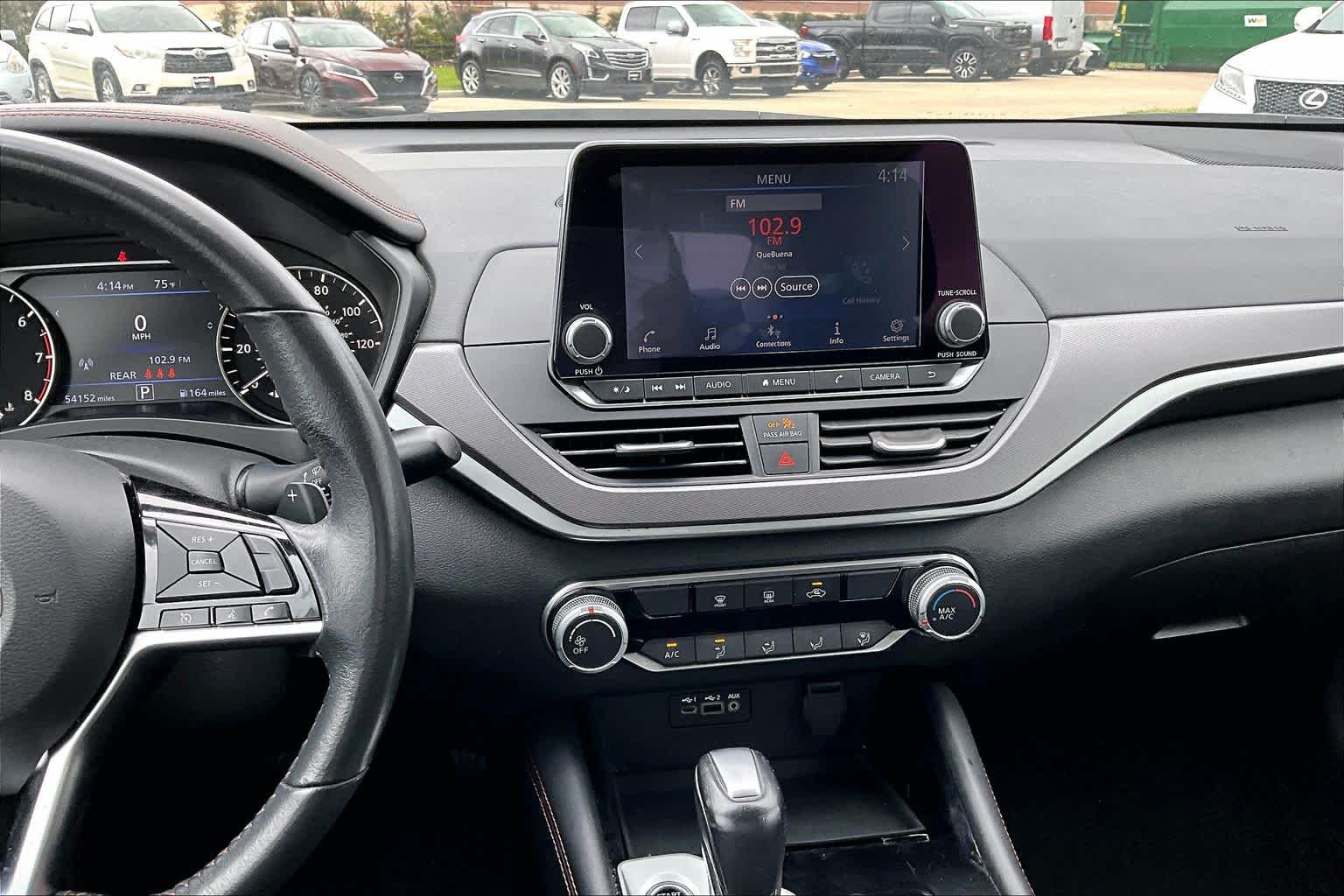 2024 Nissan Altima 2.5 SR Glacier White at AutoNation Ford Gulf Fwy