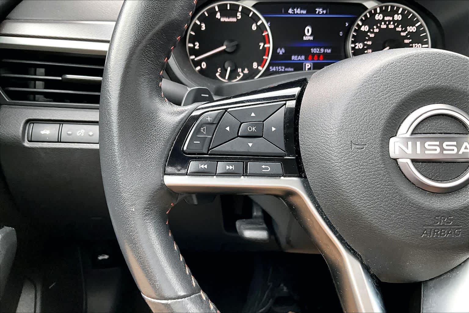 2024 Nissan Altima 2.5 SR Glacier White at AutoNation Ford Gulf Fwy