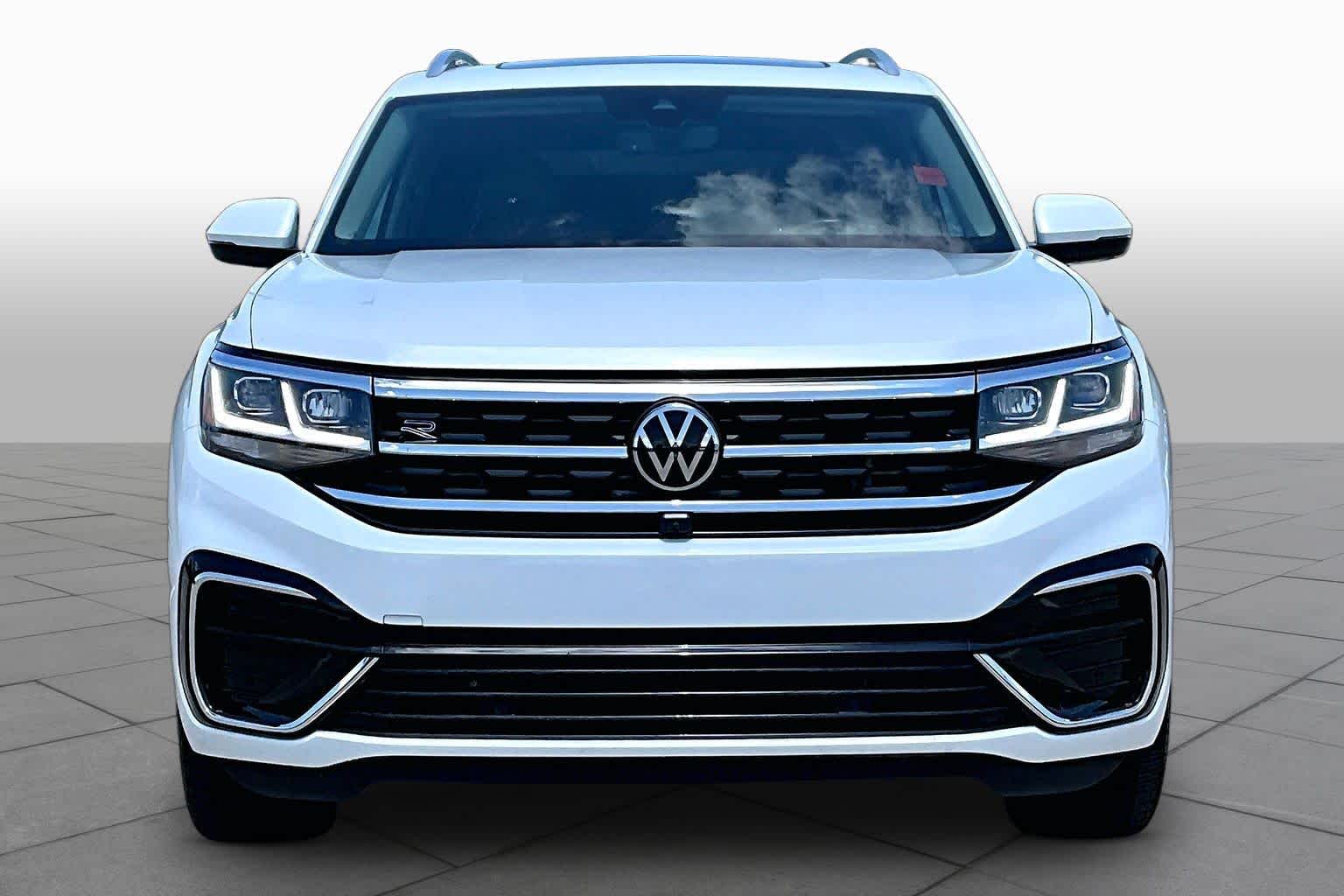 2023 Volkswagen Atlas 3.6L V6 SEL Premium R-Line Opal White Pearl at Beck & Masten Kia
