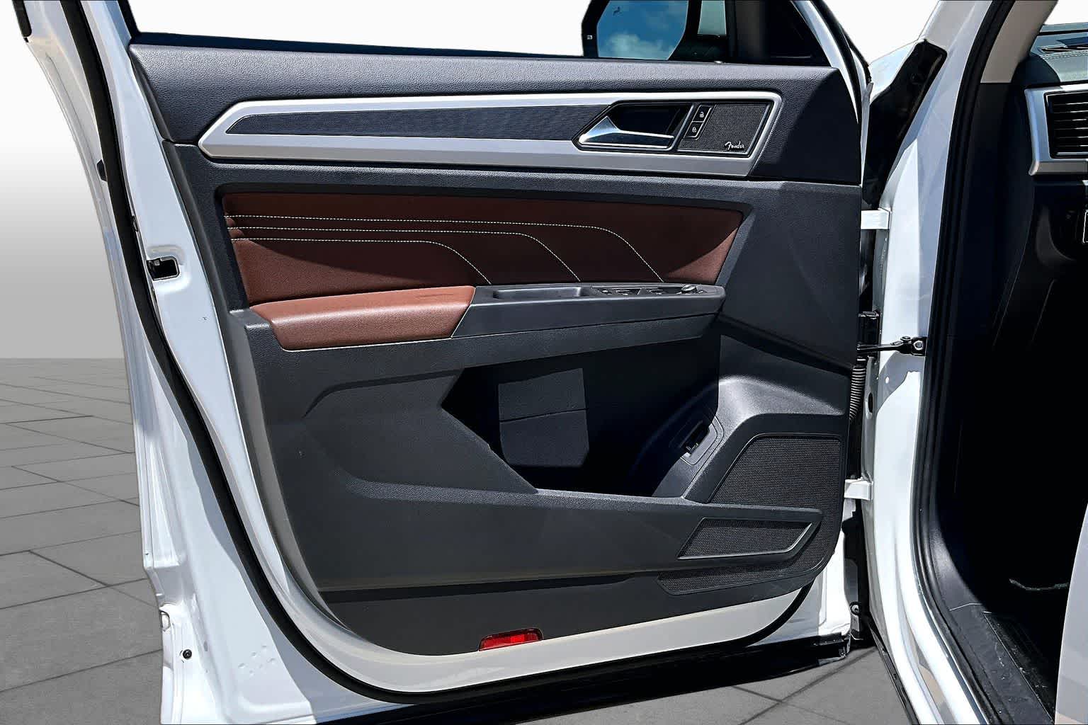 2023 Volkswagen Atlas 3.6L V6 SEL Premium R-Line Opal White Pearl at Group 1 GMC Buick South