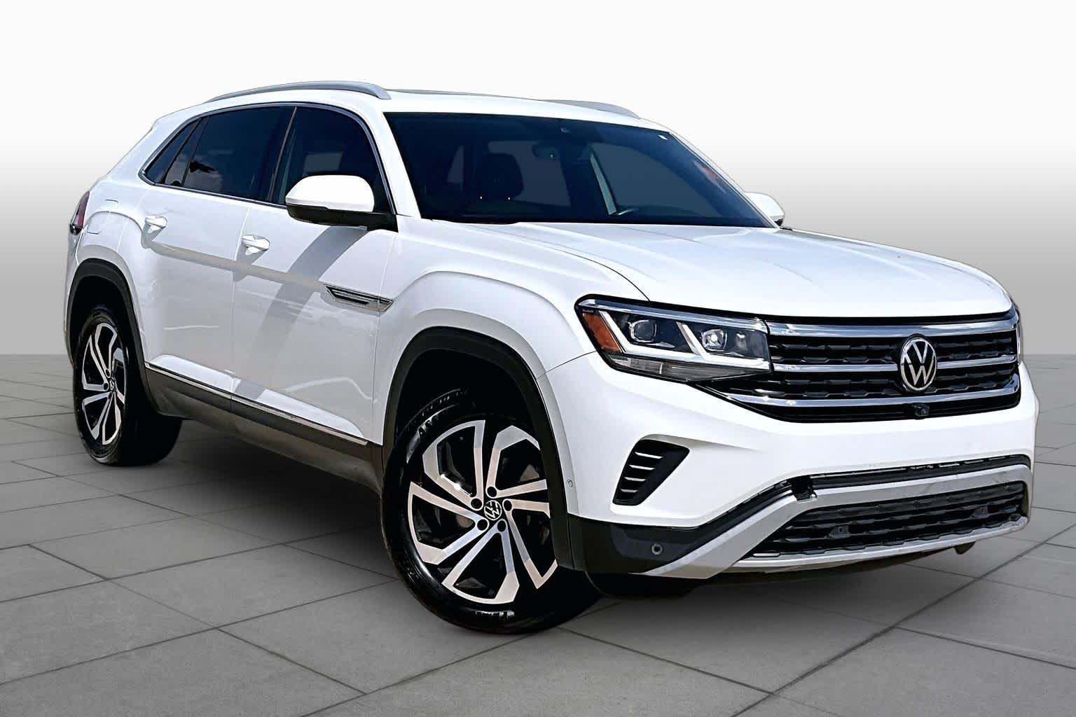 2020 Volkswagen Atlas Cross Sport 3.6L V6 SEL Premium Pure White at AutoNation USA Katy