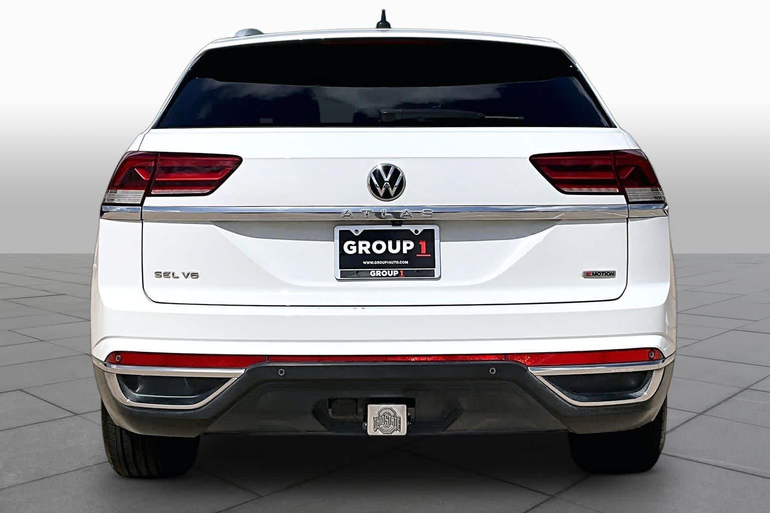 2020 Volkswagen Atlas Cross Sport 3.6L V6 SEL Premium Pure White at AutoNation USA Katy