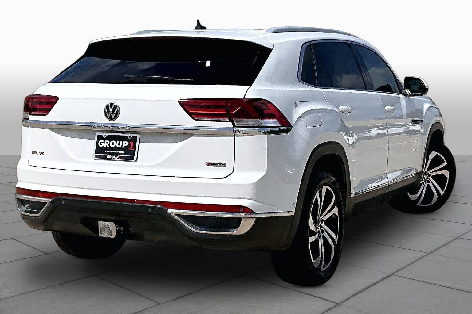 2020 Volkswagen Atlas Cross Sport 3.6L V6 SEL Premium Pure White at AutoNation USA Katy