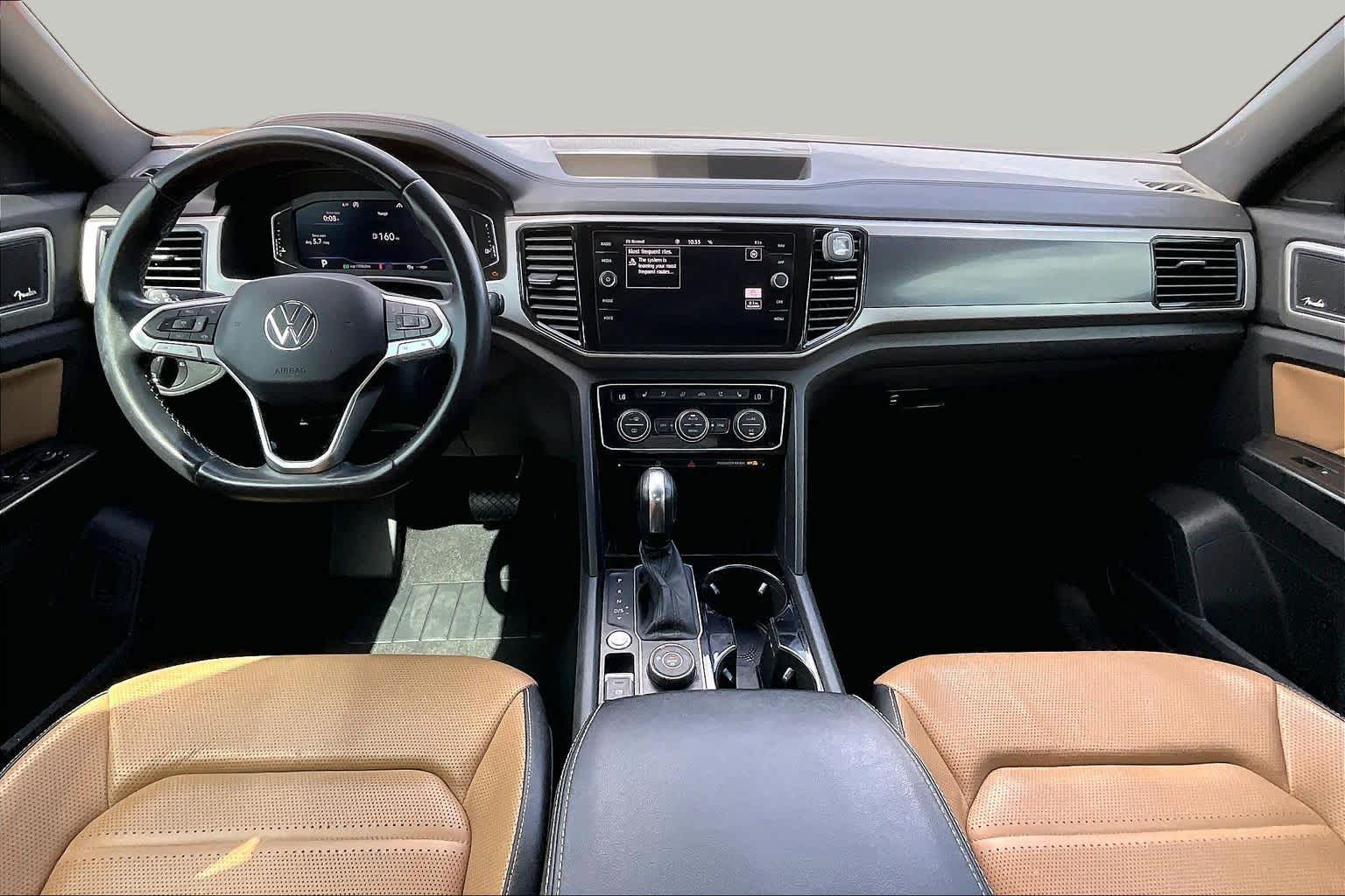 2020 Volkswagen Atlas Cross Sport 3.6L V6 SEL Premium Pure White at AutoNation USA Katy