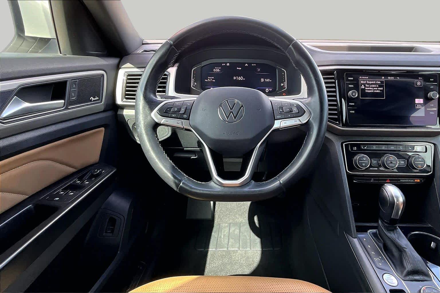 2020 Volkswagen Atlas Cross Sport 3.6L V6 SEL Premium Pure White at AutoNation USA Katy