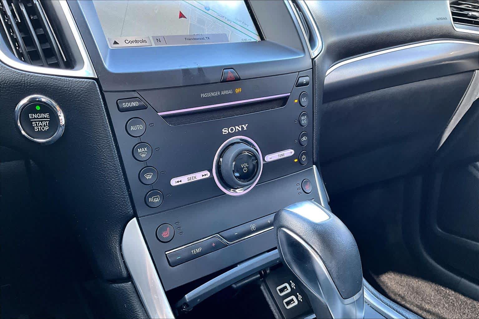 2016 Ford Edge Titanium White Platinum Metallic Tri-Coat at Tomball Ford