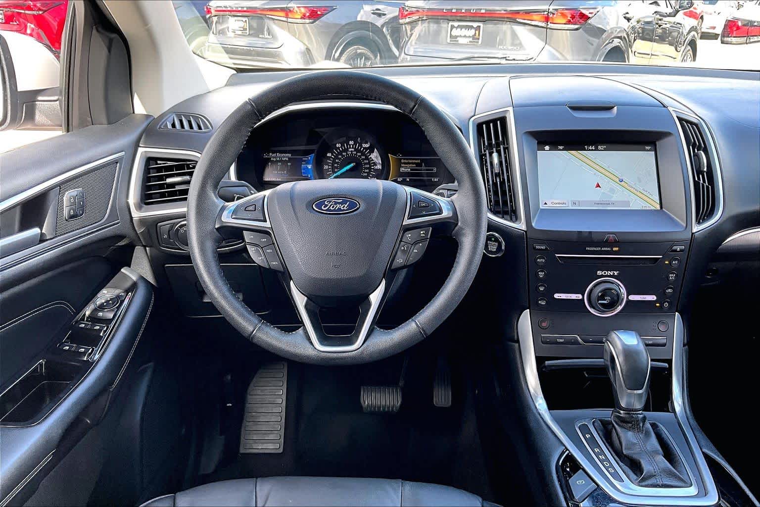 2016 Ford Edge Titanium White Platinum Metallic Tri-Coat at Tomball Ford