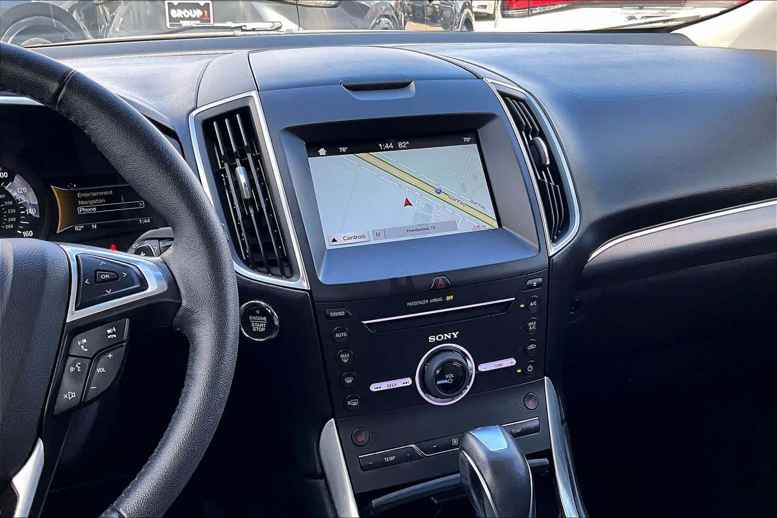 2016 Ford Edge Titanium White Platinum Metallic Tri-Coat at Tomball Ford