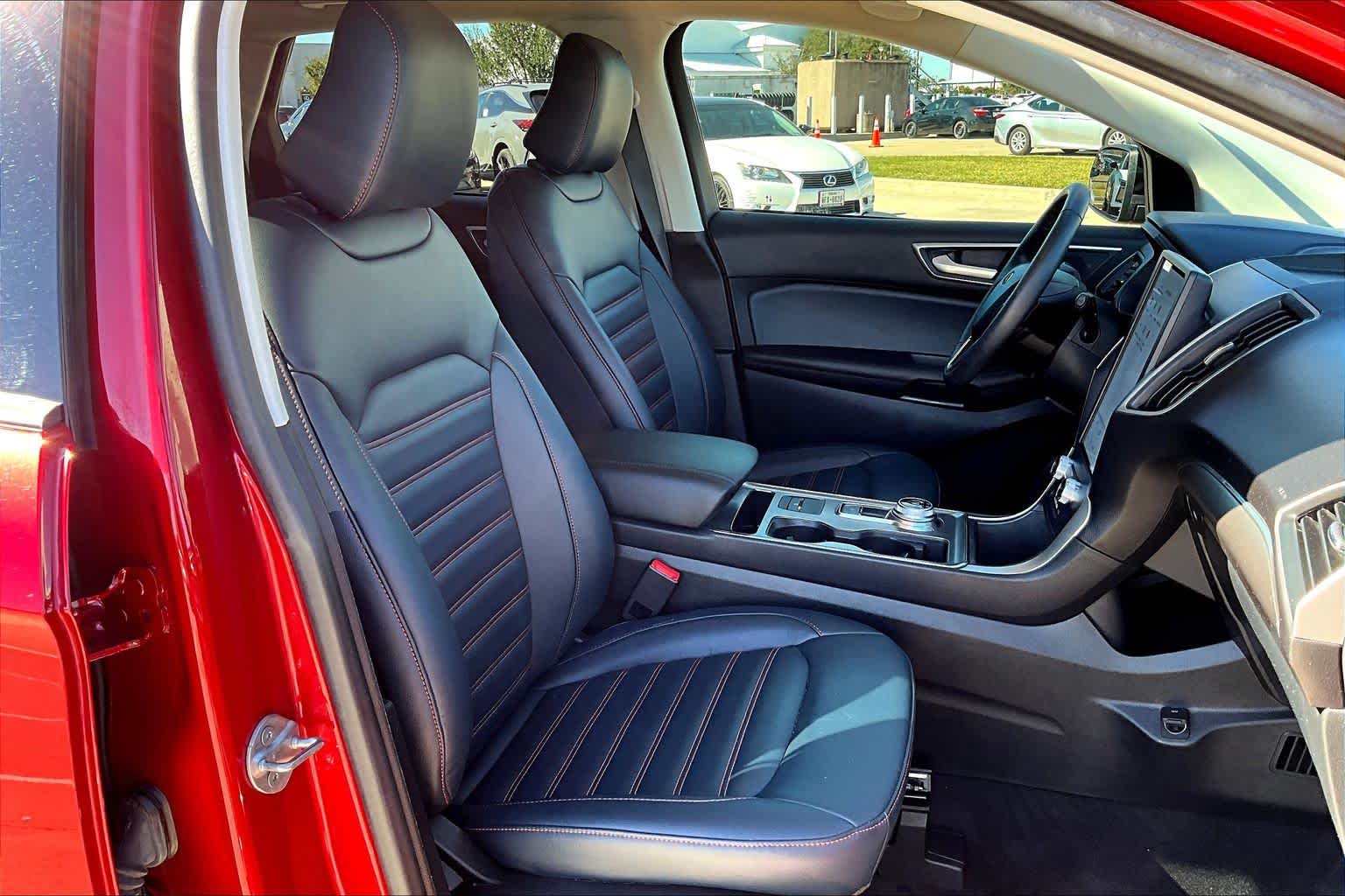 2023 Ford Edge SEL Rapid Red Metallic Tinted Clearcoat at Honda of Clear Lake