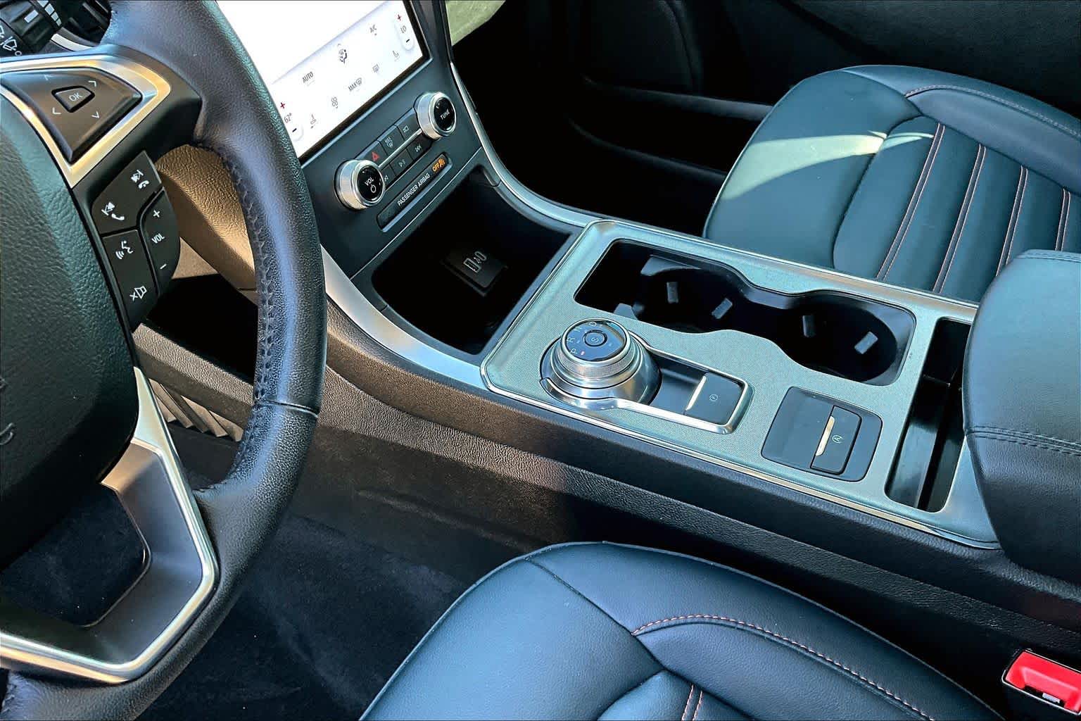 2023 Ford Edge SEL Rapid Red Metallic Tinted Clearcoat at Honda of Clear Lake