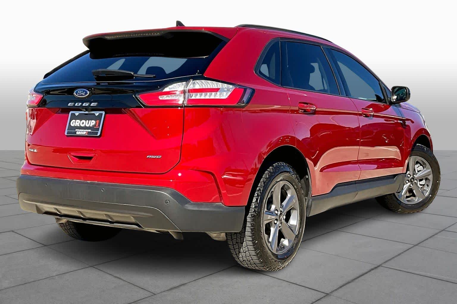 2023 Ford Edge SEL Rapid Red Metallic Tinted Clearcoat at Honda of Clear Lake