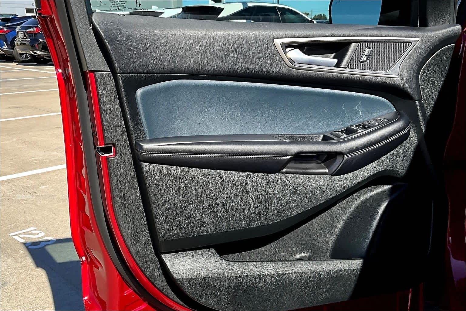 2023 Ford Edge SEL Rapid Red Metallic Tinted Clearcoat at Honda of Clear Lake