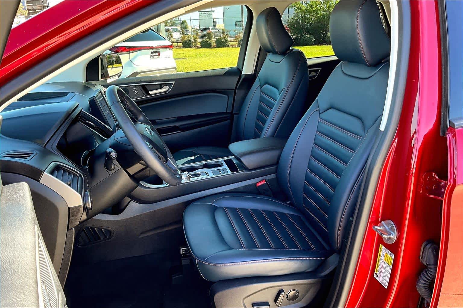 2023 Ford Edge SEL Rapid Red Metallic Tinted Clearcoat at Honda of Clear Lake