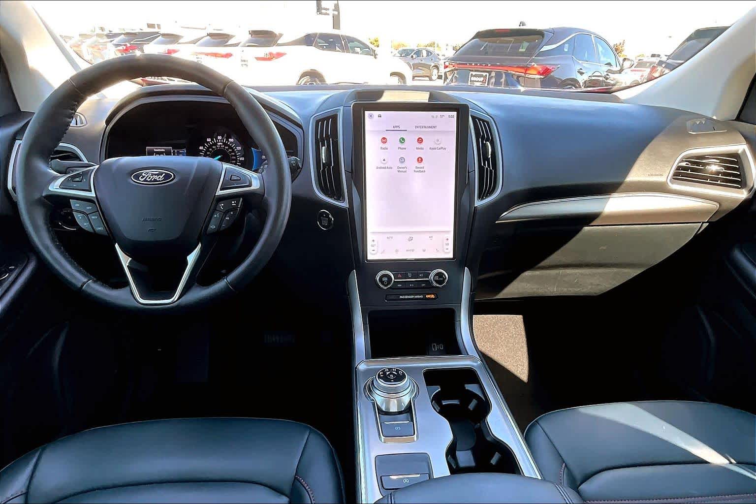 2023 Ford Edge SEL Rapid Red Metallic Tinted Clearcoat at Honda of Clear Lake