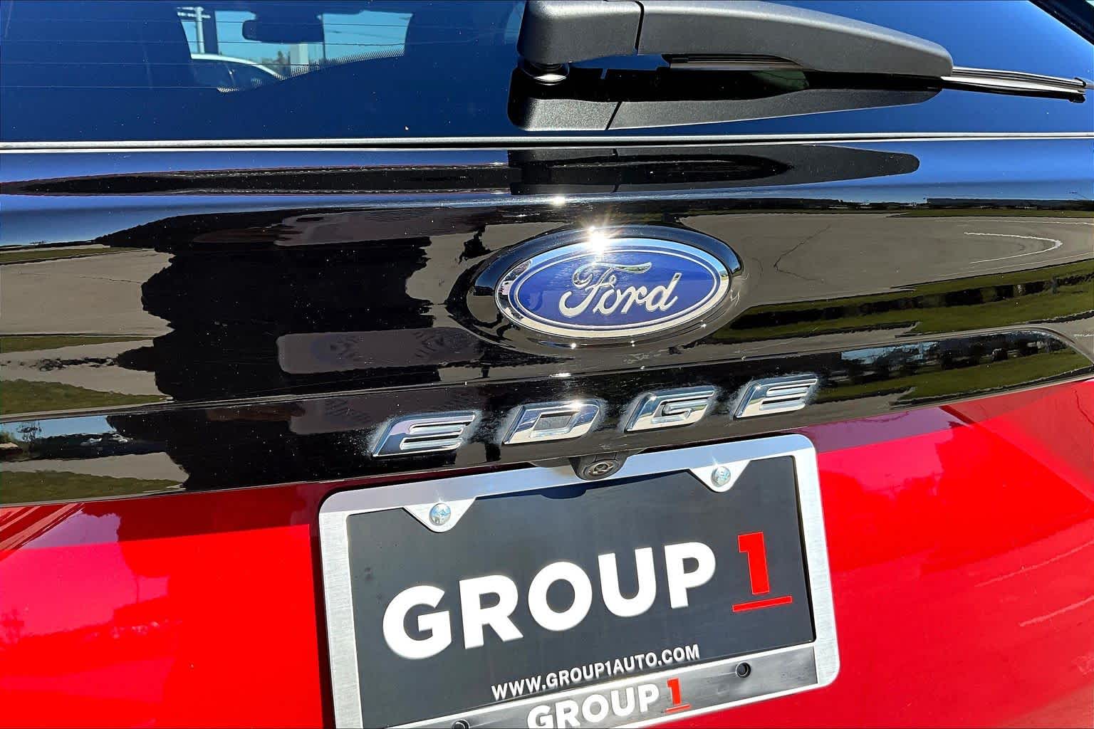 2023 Ford Edge SEL Rapid Red Metallic Tinted Clearcoat at Honda of Clear Lake