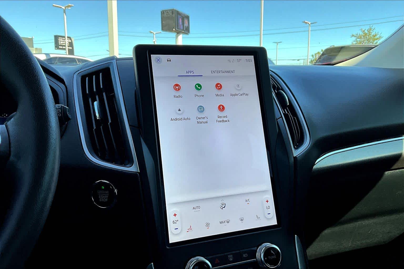 2023 Ford Edge SEL Rapid Red Metallic Tinted Clearcoat at Honda of Clear Lake