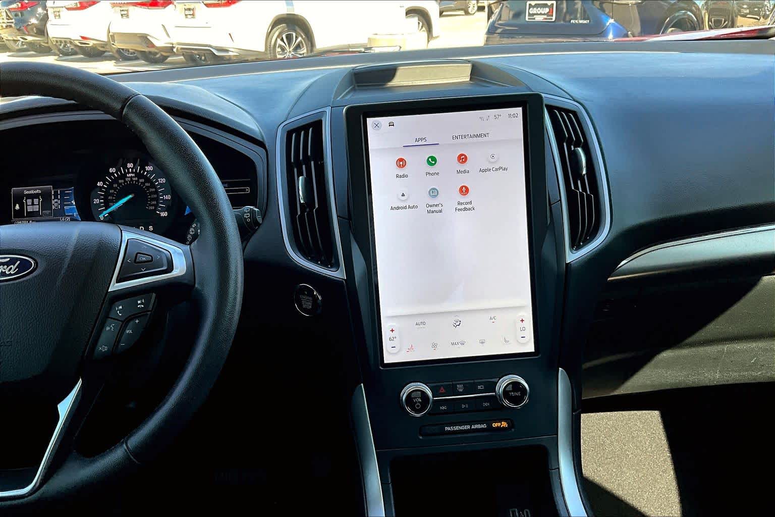 2023 Ford Edge SEL Rapid Red Metallic Tinted Clearcoat at Honda of Clear Lake