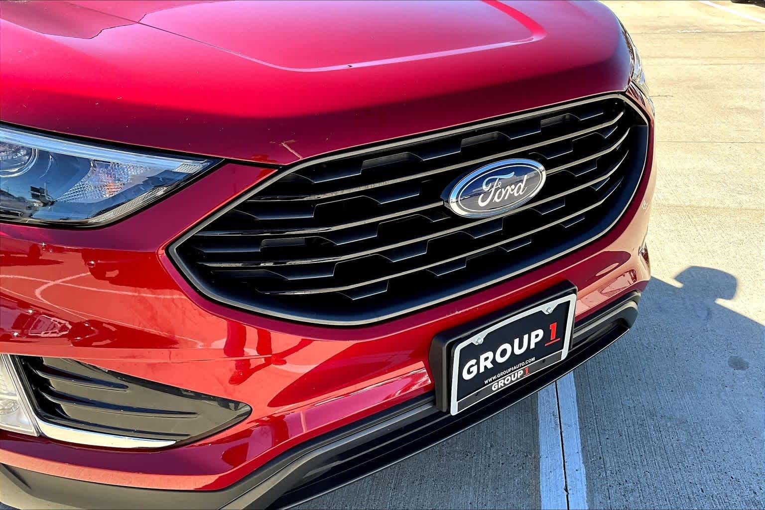 2023 Ford Edge SEL Rapid Red Metallic Tinted Clearcoat at Honda of Clear Lake