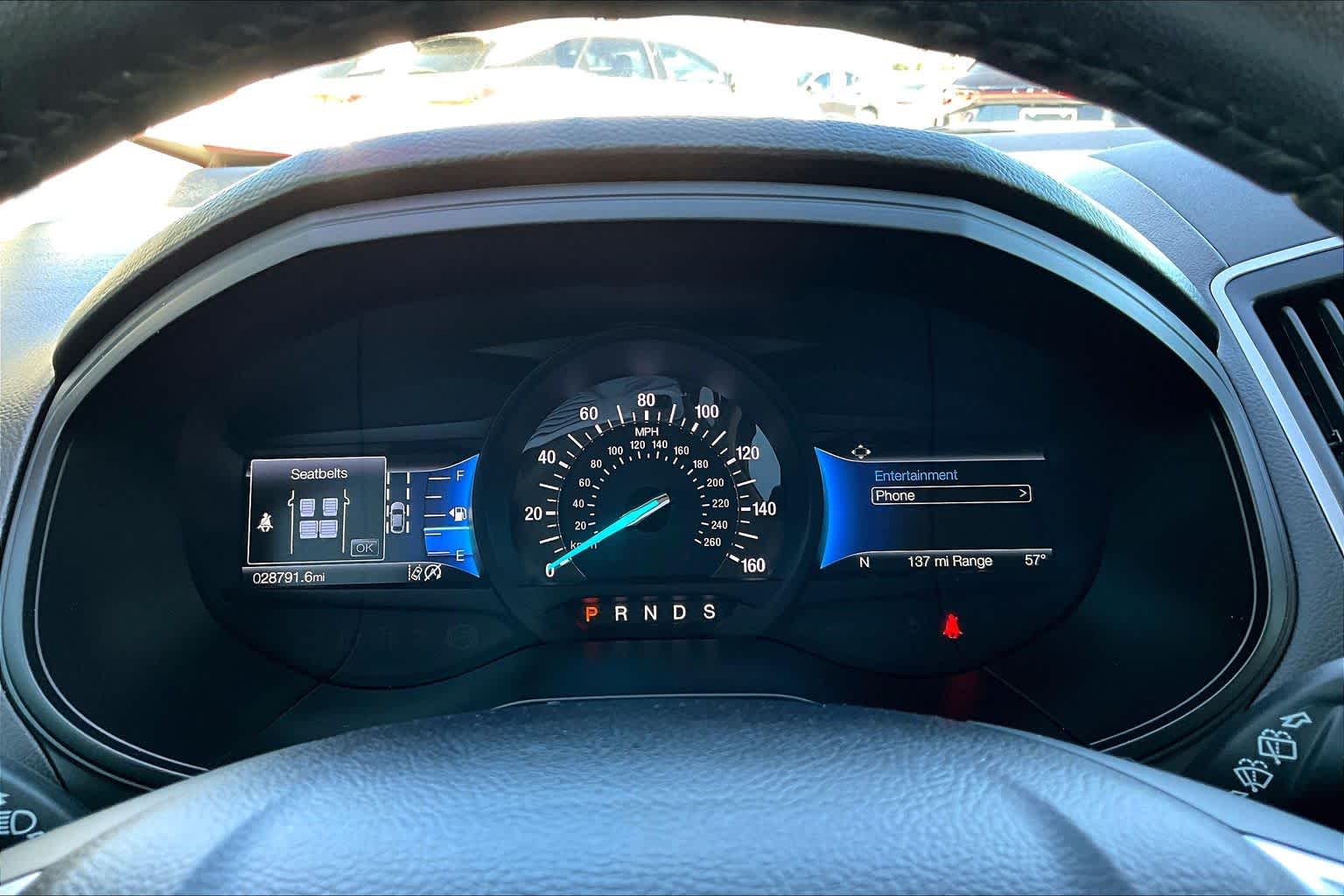 2023 Ford Edge SEL Rapid Red Metallic Tinted Clearcoat at Honda of Clear Lake