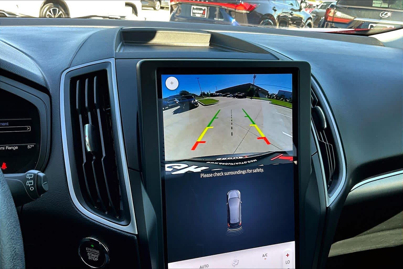 2023 Ford Edge SEL Rapid Red Metallic Tinted Clearcoat at Honda of Clear Lake