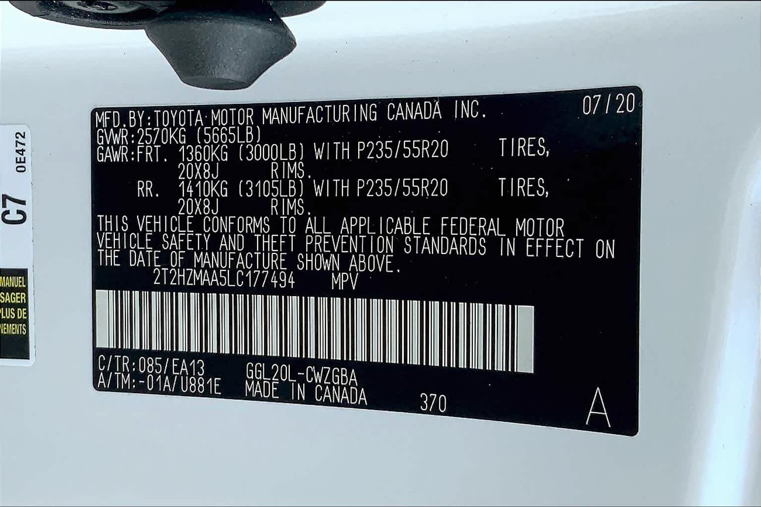 2020 Lexus RX 350  Eminent White Pearl at Lexus Southwest Houston