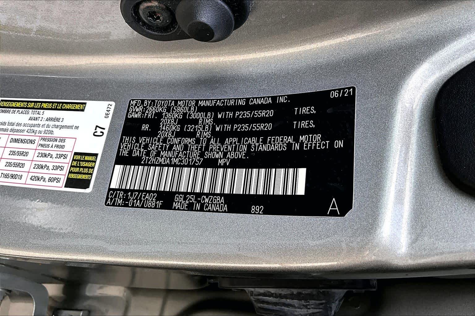2021 Lexus RX 350  Atomic Silver at Lexus Southwest Houston
