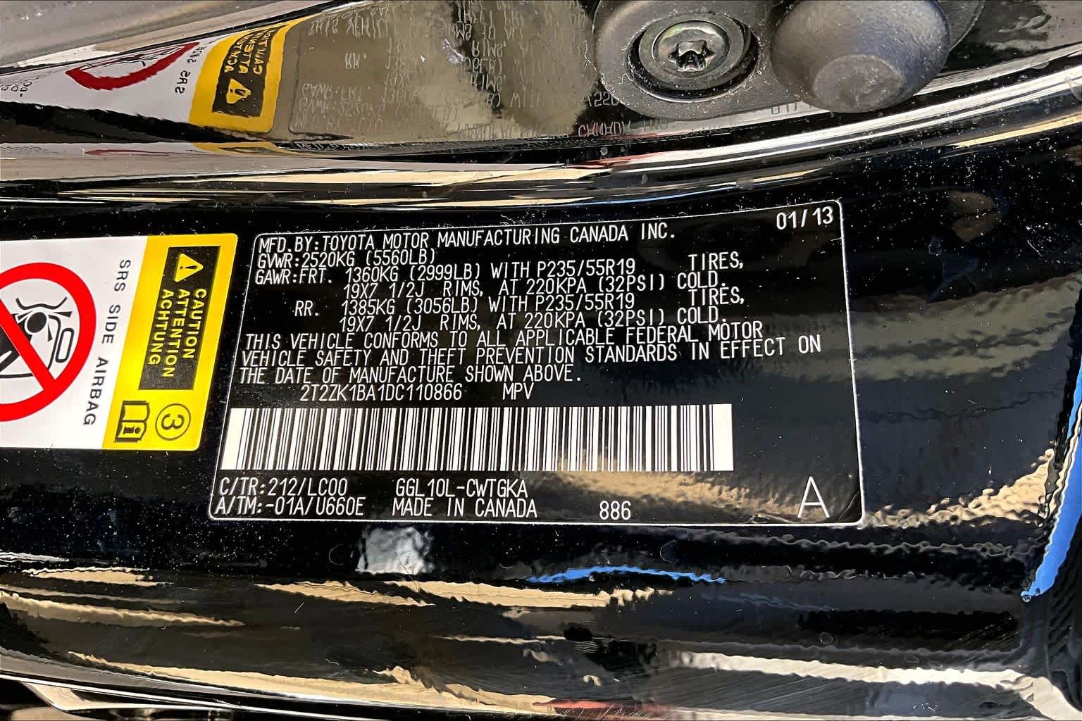 2013 Lexus RX 350  Obsidian at AutoNation USA Katy