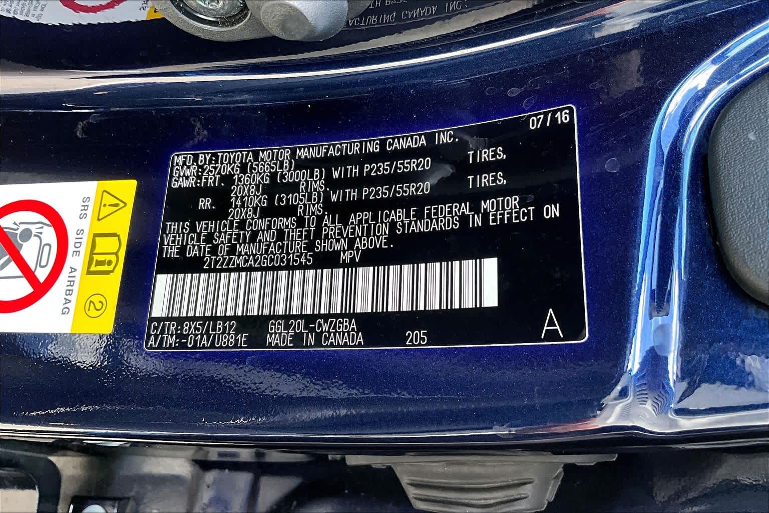 2016 Lexus RX 350  Nightfall Mica at Lexus Southwest Houston