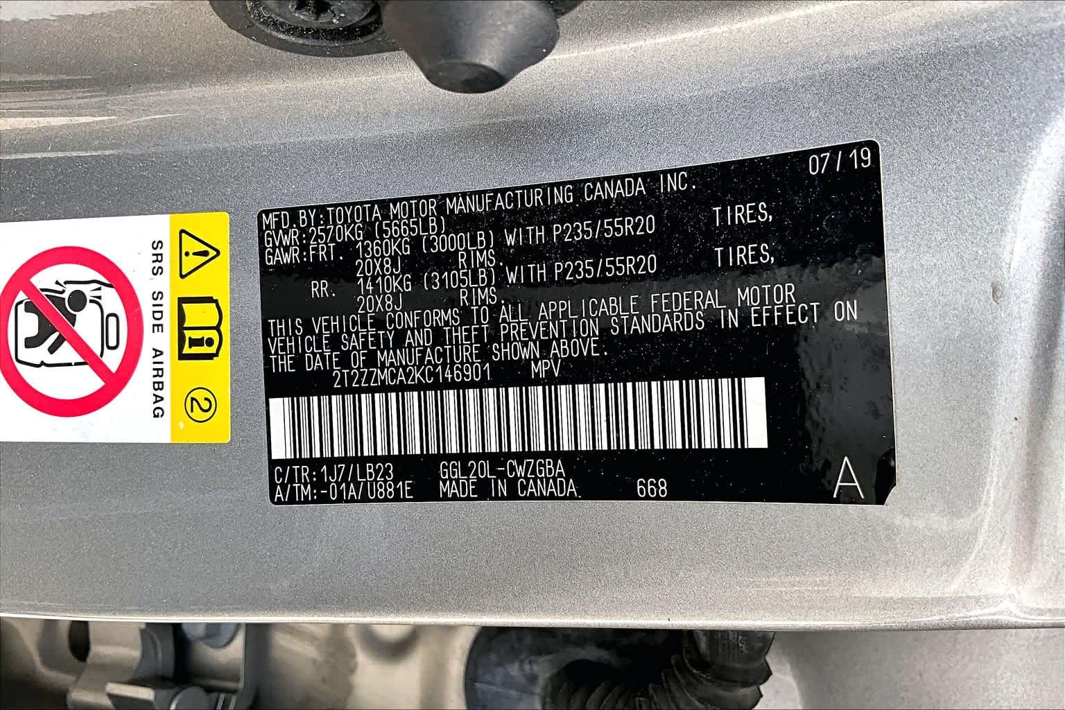 2019 Lexus RX 350  Atomic Silver at Lexus Southwest Houston