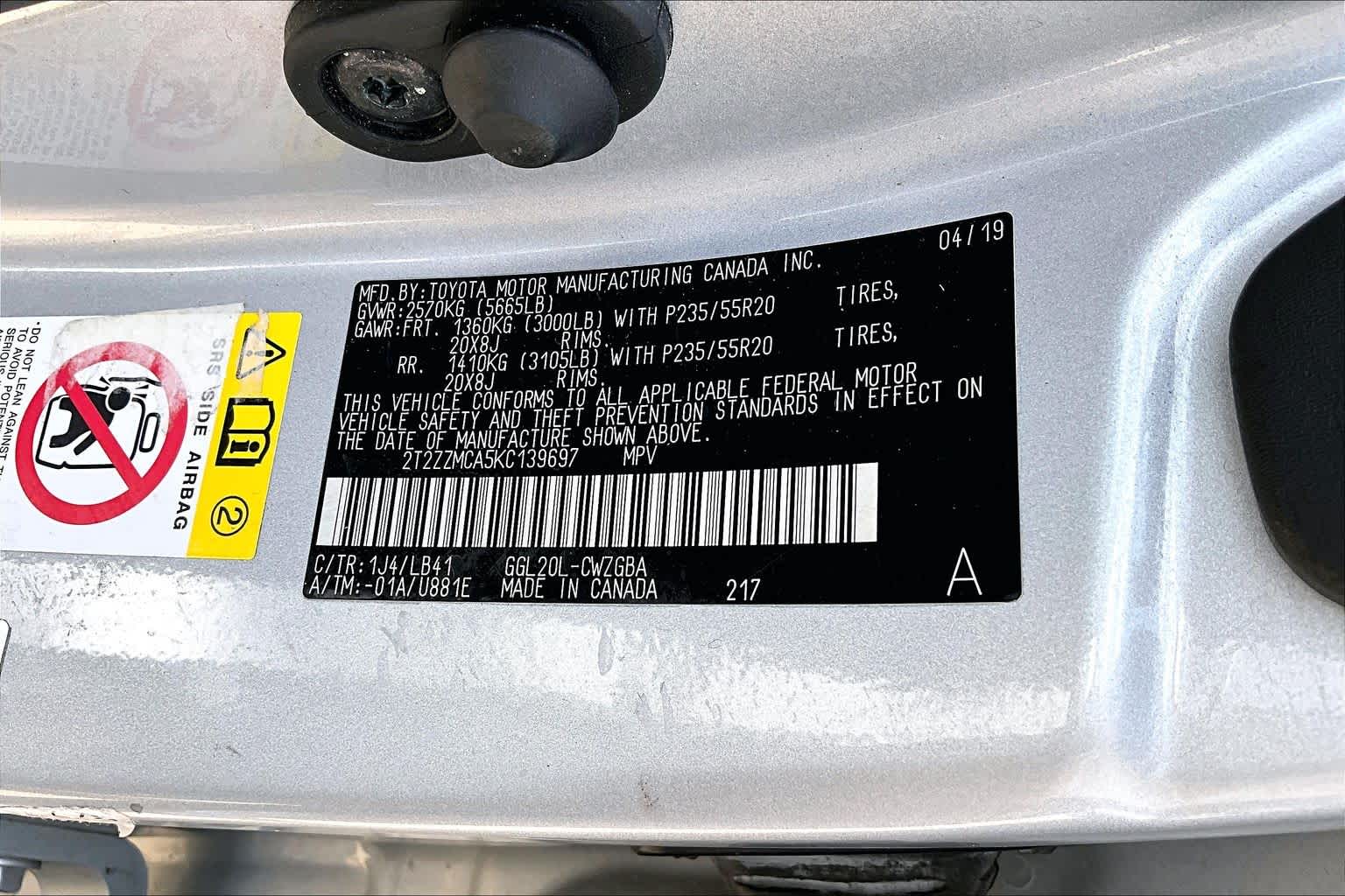 2019 Lexus RX 350  Silver Lining Metallic at Lexus Southwest Houston