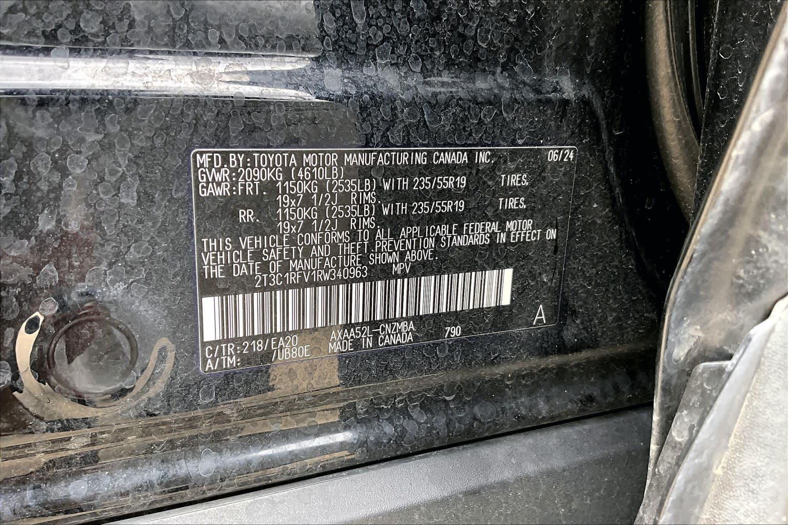 2024 Toyota RAV4 XLE Premium Midnight Black Metallic at AutoNation Toyota Gulf Fwy