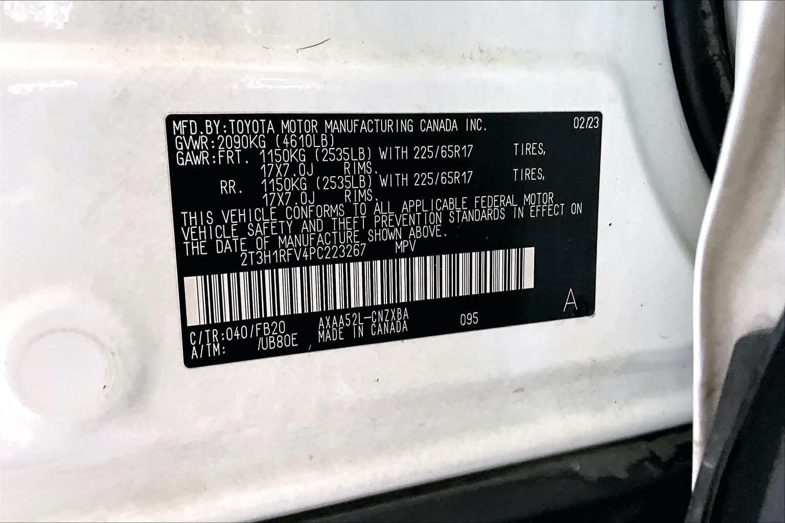 2023 Toyota RAV4 LE Ice Cap at Lexus Southwest Houston