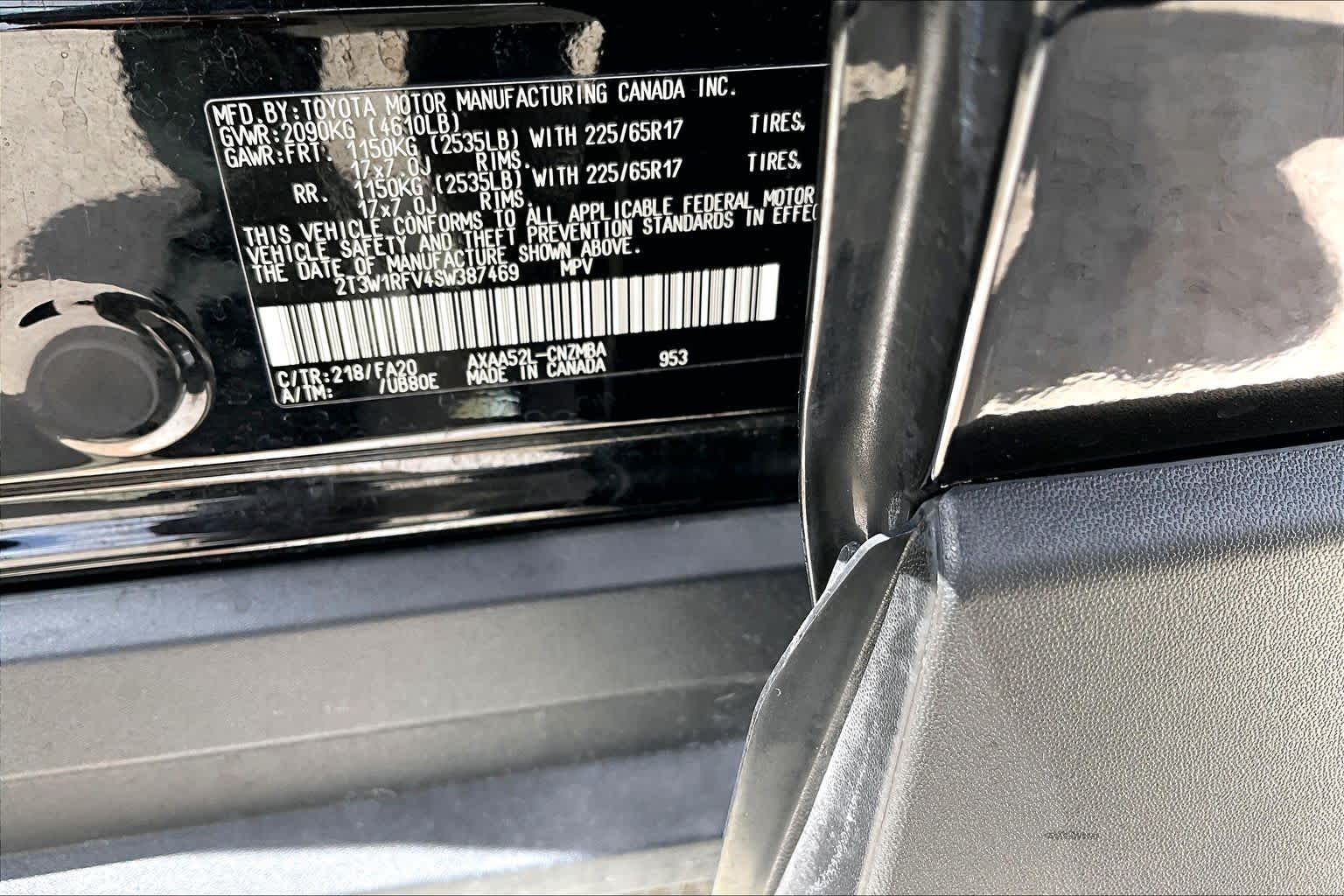 2025 Toyota RAV4 XLE Midnight Black Metallic at Group 1 Toyota Southwest