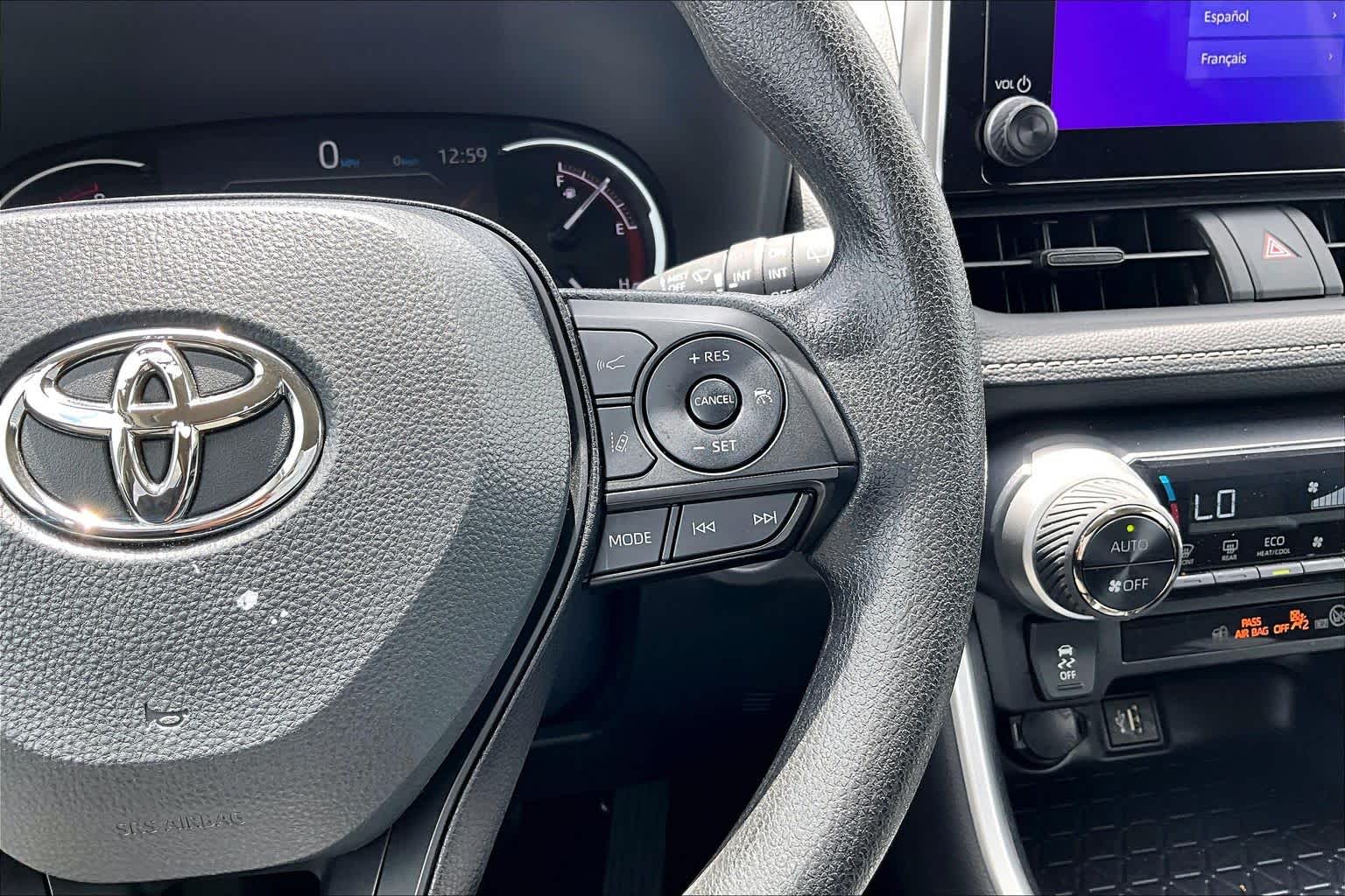2025 Toyota RAV4 XLE Midnight Black Metallic at Group 1 Toyota Southwest