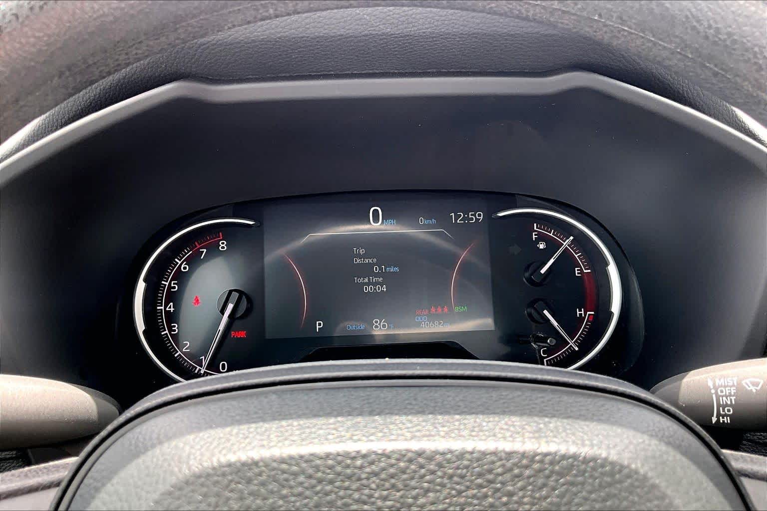 2025 Toyota RAV4 XLE Midnight Black Metallic at Group 1 Toyota Southwest