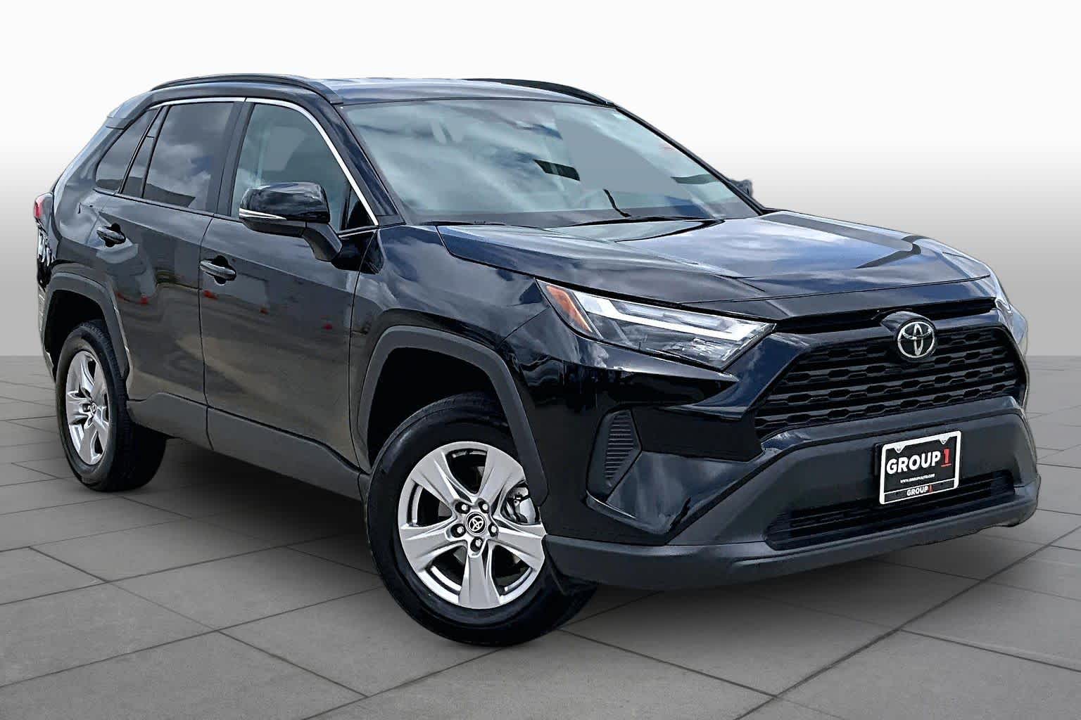 2025 Toyota RAV4 XLE Midnight Black Metallic at Group 1 Toyota Southwest