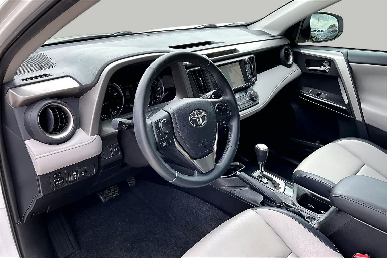 2017 Toyota RAV4 Limited Blizzard Pearl at Tomball Chrysler Dodge Jeep Ram