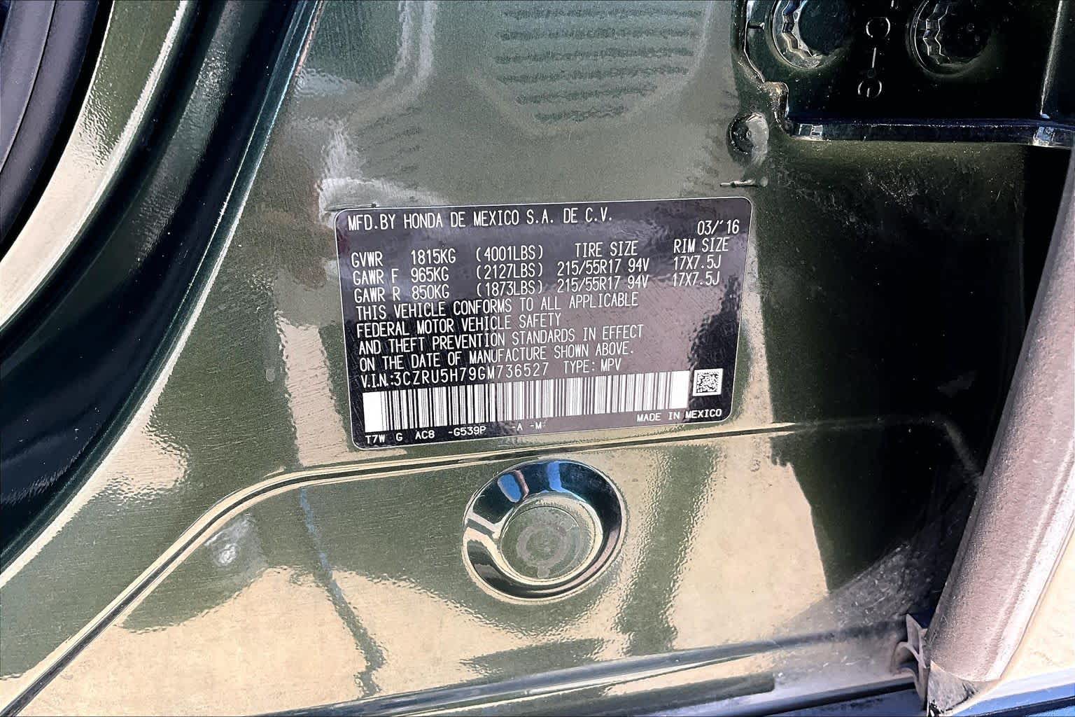 2016 Honda HR-V photo 37 of 37