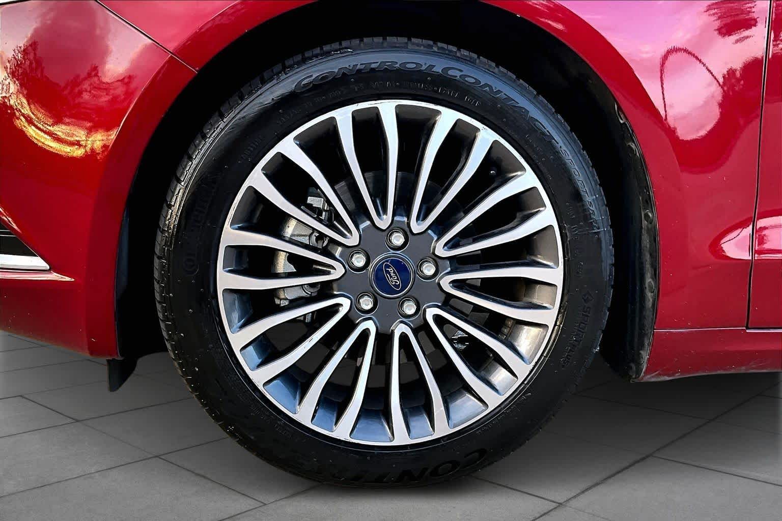 2017 Ford Fusion SE Ruby Red Metallic Tinted Clearcoat at HGreg Houston