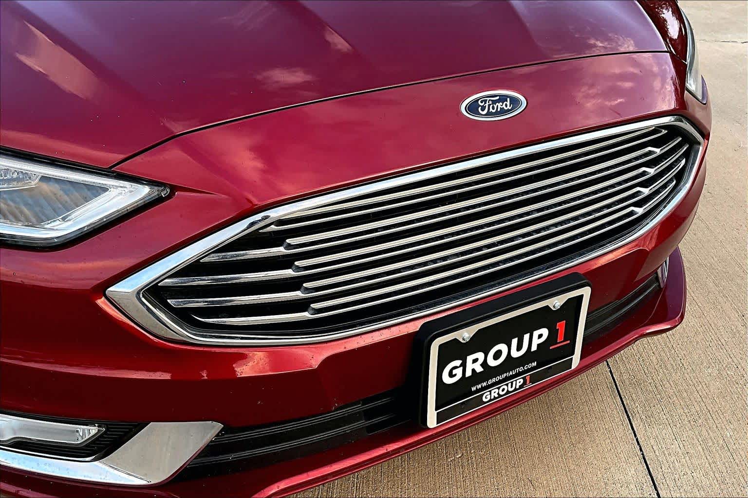 2017 Ford Fusion SE Ruby Red Metallic Tinted Clearcoat at HGreg Houston