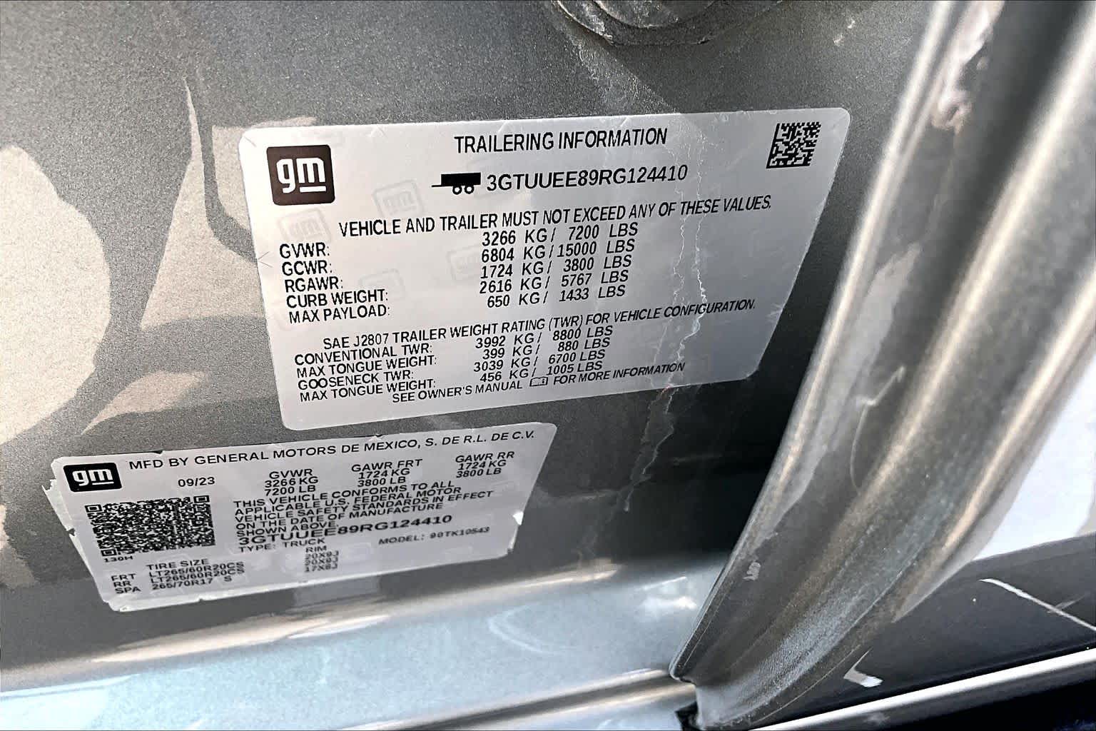 2024 GMC Sierra 1500 AT4 Sterling Metallic at Tomball Ford