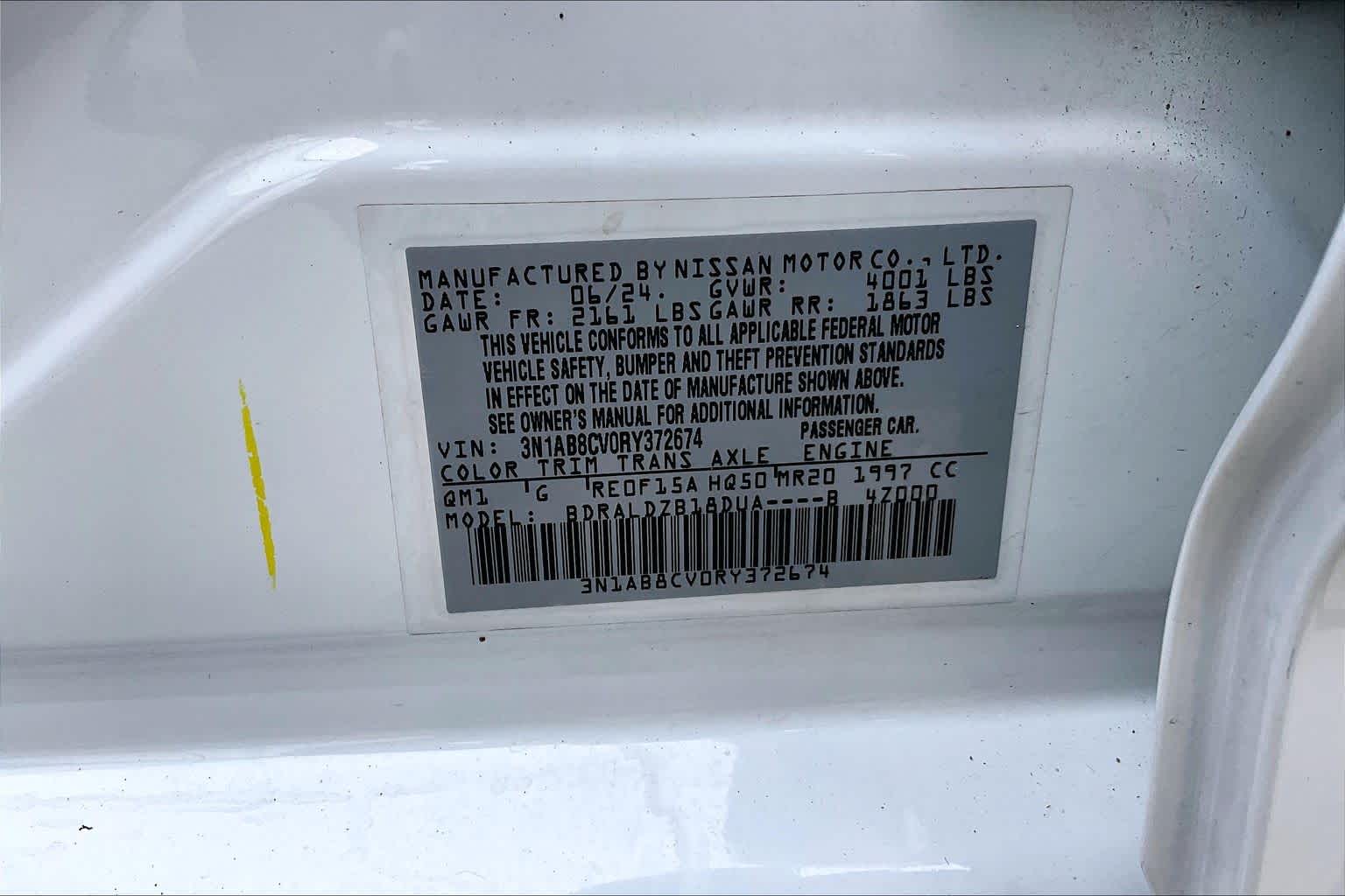 2024 Nissan Sentra SV Fresh Powder at Lone Star Chevrolet