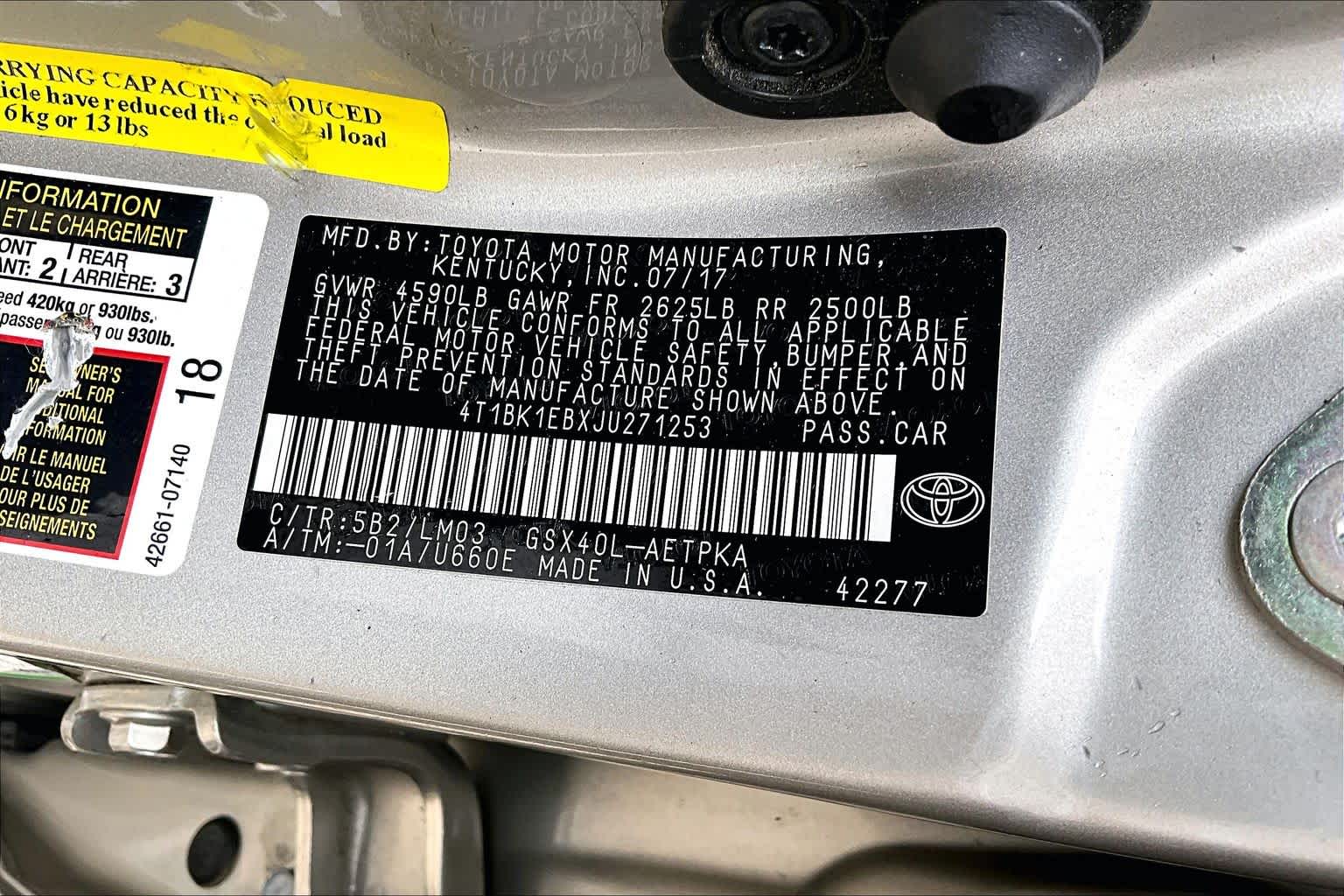 2018 Toyota Avalon Limited Creme Brulee Mica at Group 1 Toyota Southwest