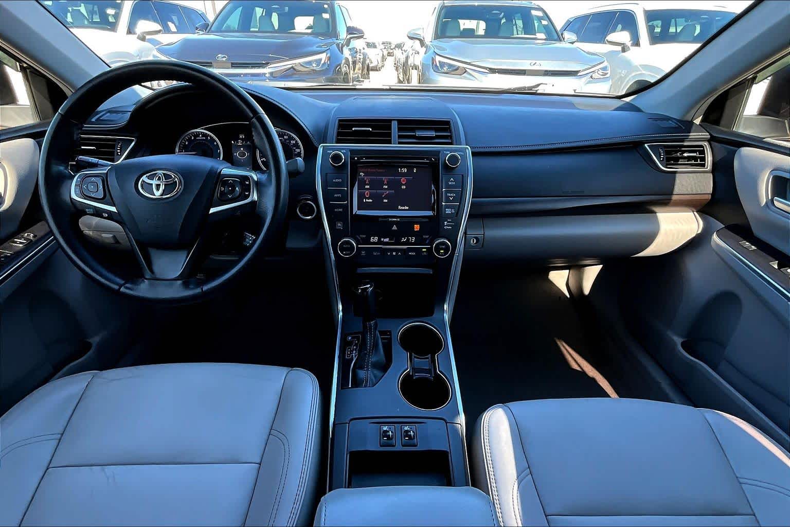 2017 Toyota Camry XLE V6 Celestial Silver Metallic at Tomball Ford