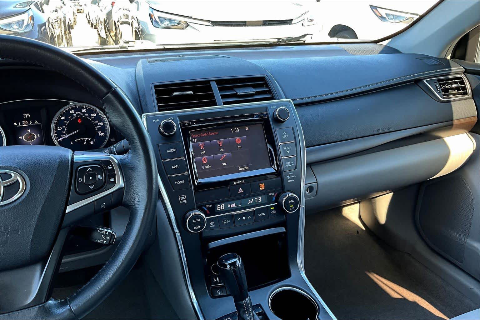 2017 Toyota Camry XLE V6 Celestial Silver Metallic at Tomball Ford
