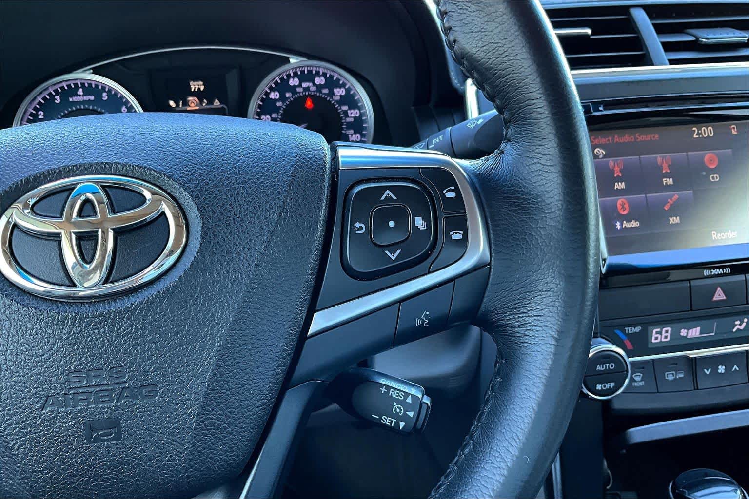 2017 Toyota Camry XLE V6 Celestial Silver Metallic at Tomball Ford