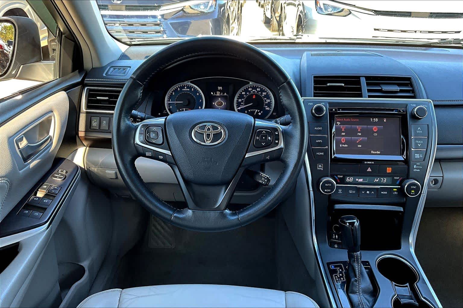 2017 Toyota Camry XLE V6 Celestial Silver Metallic at Tomball Ford